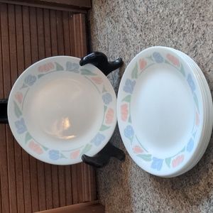 Corelle Friendship Salad Bread Plates Set of 6